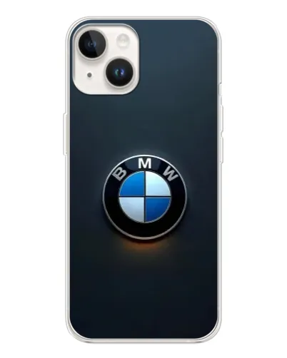 Чехол для TECNO Spark Go 1 с картинкой «Логотип BMW — минимализм»