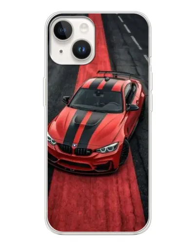 Чехол для TECNO Spark Go 1 с картинкой «BMW на красной дорожке»