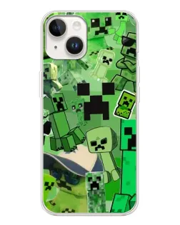 Чохол для TECNO Spark Go 1 з картинкою «Кріпери Minecraft»