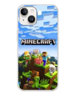 Чохол для TECNO Spark Go 1 з картинкою «Minecraft класичний світ»