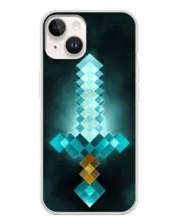Чохол для TECNO Spark Go 1 з картинкою «Алмазний меч неон»