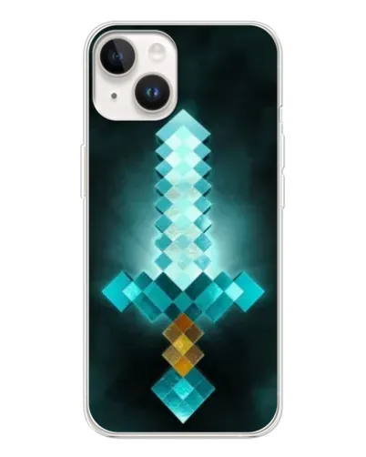 Чохол для TECNO Spark Go 1 з картинкою «Алмазний меч неон» Чохол для TECNO Spark Go 1 з картинкою «Алмазний меч неон»