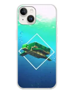 Чохол для TECNO Spark Go 1 з картинкою «Черепаха Minecraft»