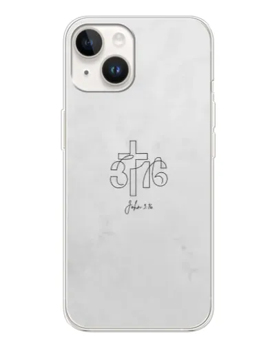 Чехол для TECNO Spark Go 1 с картинкой «Иоанна 3:16 Крест»