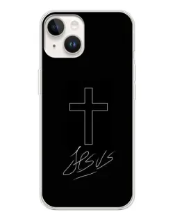 Чехол для TECNO Spark Go 1 с картинкой «Графический крест Jesus» Чехол для TECNO Spark Go 1 с картинкой «Графический крест Jesus»