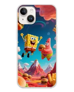Чехол для TECNO Spark Go 1 с картинкой «Космический фастфуд»
