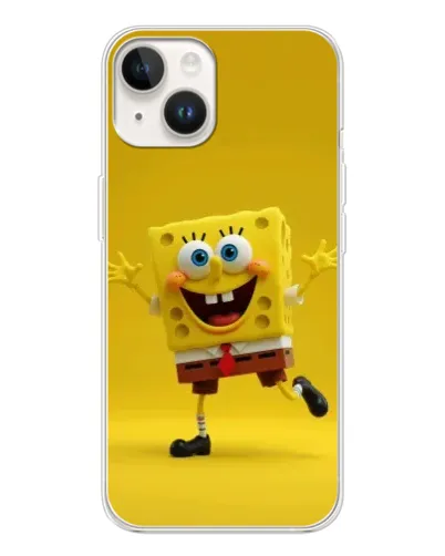 Чехол для TECNO Spark Go 1 с картинкой «Позитивный Губка Боб»