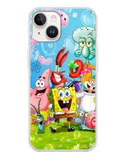 Чехол для TECNO Spark Go 1 с картинкой «Губка Боб и друзья» Чехол для TECNO Spark Go 1 с картинкой «Губка Боб и друзья»