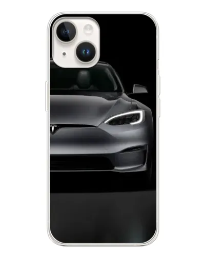 Чехол для TECNO Spark Go 1 с картинкой «Tesla Model S Look»