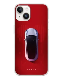 Чехол для TECNO Spark Go 1 с картинкой «Tesla Top View»