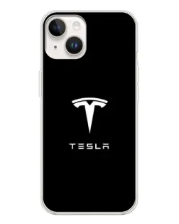 Чехол для TECNO Spark Go 1 с картинкой «Tesla White Logo»