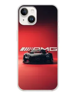 Чехол для TECNO Spark Go 1 с картинкой «Mercedes AMG — красная линия»