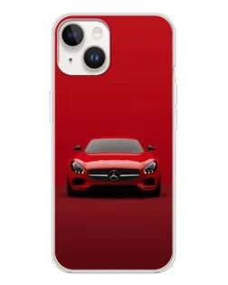 Чехол для TECNO Spark Go 1 с картинкой «Красный Mercedes AMG»