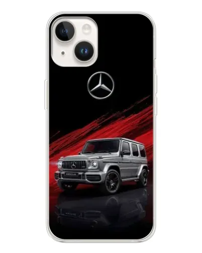 Чехол для TECNO Spark Go 1 с картинкой «Mercedes G-Class красный»