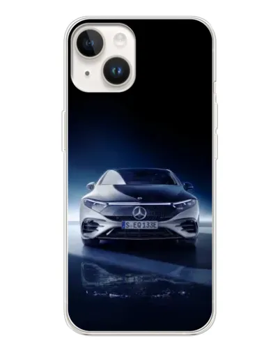 Чехол для TECNO Spark Go 1 с картинкой «Ночной Mercedes EQ»