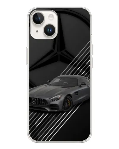 Чехол для TECNO Spark Go 1 с картинкой «Mercedes AMG — графика»