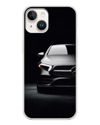 Чехол для TECNO Spark Go 1 с картинкой «Свет фар Mercedes»