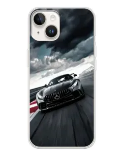 Чехол для TECNO Spark Go 1 с картинкой «Гоночный Mercedes AMG»
