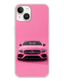 Чехол для TECNO Spark Go 1 с картинкой «Розовый Mercedes AMG»