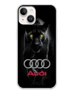 Чехол для TECNO Spark Go 1 с картинкой «Пантера и Audi» Чехол для TECNO Spark Go 1 с картинкой «Пантера и Audi»