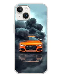 Чехол для TECNO Spark Go 1 с картинкой «Audi в облаках дыма» Чехол для TECNO Spark Go 1 с картинкой «Audi в облаках дыма»