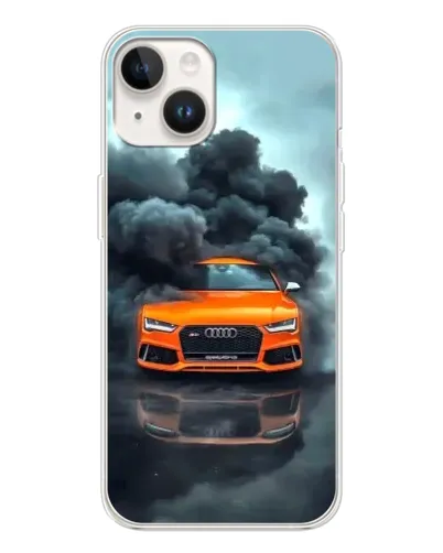 Чехол для TECNO Spark Go 1 с картинкой «Audi в облаках дыма» Чехол для TECNO Spark Go 1 с картинкой «Audi в облаках дыма»