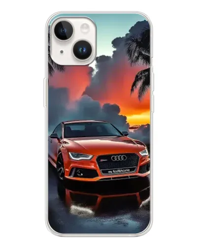 Чехол для TECNO Spark Go 1 с картинкой «Audi — закат» Чехол для TECNO Spark Go 1 с картинкой «Audi — закат»