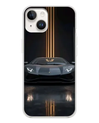 Чехол для TECNO Spark Go 1 с картинкой «Lamborghini золотые линии» Чехол для TECNO Spark Go 1 с картинкой «Lamborghini золотые линии»