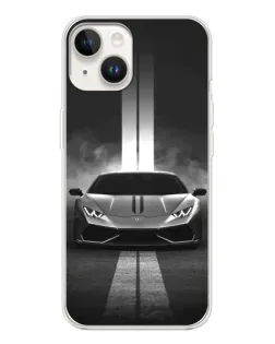 Чехол для TECNO Spark Go 1 с картинкой «Lamborghini симметрия дорог»
