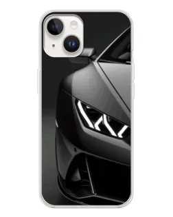 Чехол для TECNO Spark Go 1 с картинкой «Lamborghini фары детализация»