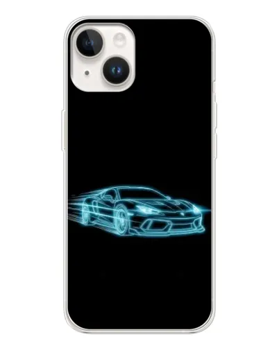 Чехол для TECNO Spark Go 1 с картинкой «Неоновый контур Lamborghini» Чехол для TECNO Spark Go 1 с картинкой «Неоновый контур Lamborghini»