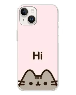 Чехол для TECNO Spark Go 1 с картинкой «Пушин говорит Hi»