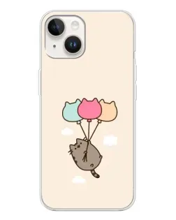 Чехол для TECNO Spark Go 1 с картинкой «Пушин на шариках»