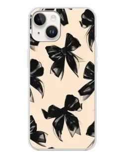 Чехол для TECNO Spark Go 1 с картинкой «Паттерн черные банты» Чехол для TECNO Spark Go 1 с картинкой «Паттерн черные банты»