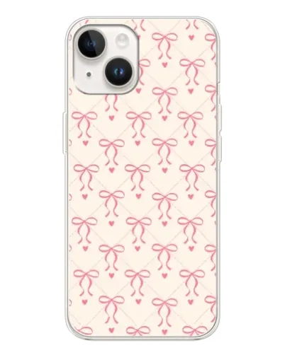 Чехол для TECNO Spark Go 1 с картинкой «Розовые бантики Coquette»