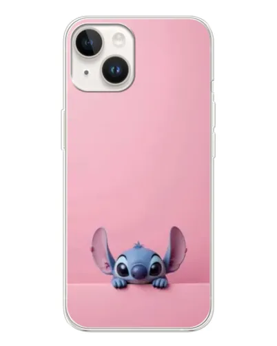 Чехол для TECNO Spark Go 1 с картинкой «Stitch выглядывает»