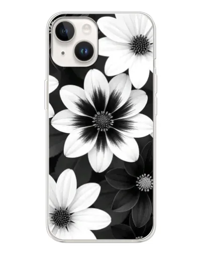 Чехол для TECNO Spark Go 1 с картинкой «Монохромные астры» Чехол для TECNO Spark Go 1 с картинкой «Монохромные астры»