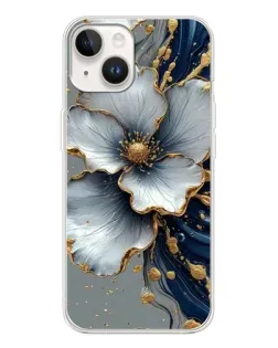 Чехол для TECNO Spark Go 1 с картинкой «Белый цветок и золотой флюид» Чехол для TECNO Spark Go 1 с картинкой «Белый цветок и золотой флюид»