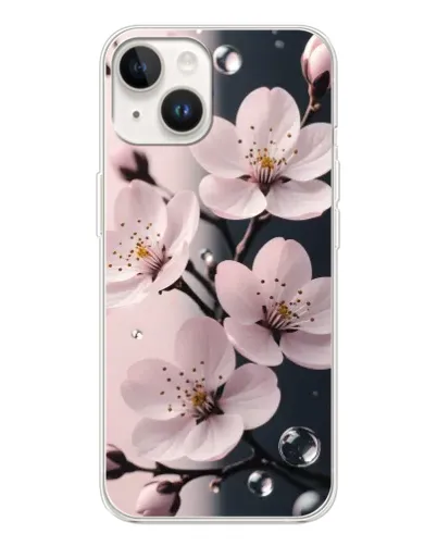 Чехол для TECNO Spark Go 1 с картинкой «Нежная сакура и капли» Чехол для TECNO Spark Go 1 с картинкой «Нежная сакура и капли»