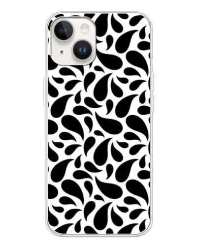 Чехол для TECNO Spark Go 1 с картинкой «Контрастные черные капли» Чехол для TECNO Spark Go 1 с картинкой «Контрастные черные капли»