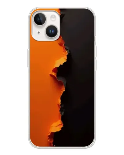 Чехол для TECNO Spark Go 1 с картинкой «Оранжевый разлом» Чехол для TECNO Spark Go 1 с картинкой «Оранжевый разлом»
