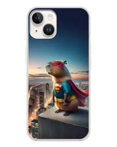 Чехол для TECNO Spark Go 1 с картинкой «Капи-мен супергерой» Чехол для TECNO Spark Go 1 с картинкой «Капи-мен супергерой»