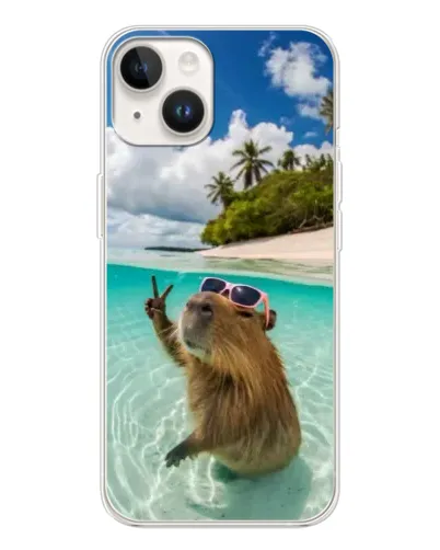 Чехол для TECNO Spark Go 1 с картинкой «Капибара на море» Чехол для TECNO Spark Go 1 с картинкой «Капибара на море»