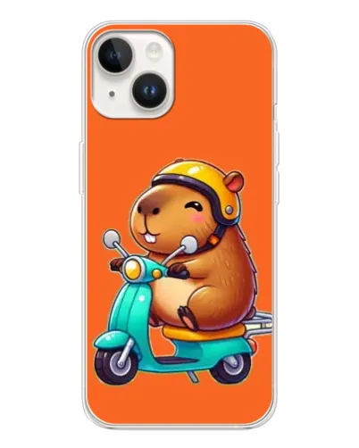 Чехол для TECNO Spark Go 1 с картинкой «Капибара на скутере» Чехол для TECNO Spark Go 1 с картинкой «Капибара на скутере»