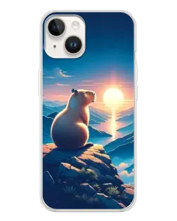 Чехол для TECNO Spark Go 1 с картинкой «Закат солнца с капибарой» Чехол для TECNO Spark Go 1 с картинкой «Закат солнца с капибарой»