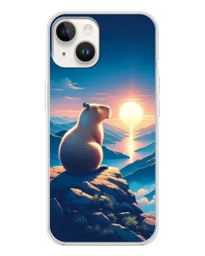 Чехол для TECNO Spark Go 1 с картинкой «Закат солнца с капибарой» Чехол для TECNO Spark Go 1 с картинкой «Закат солнца с капибарой»
