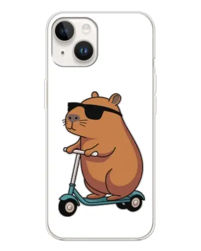 Чехол для TECNO Spark Go 1 с картинкой «Капибара на самокате» Чехол для TECNO Spark Go 1 с картинкой «Капибара на самокате»