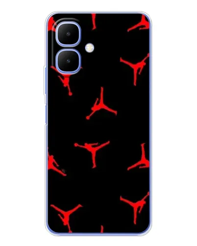 Чехол для TECNO Spark Go 2 с картинкой «Jordan Red Pattern» Чехол для TECNO Spark Go 2 с картинкой «Jordan Red Pattern»