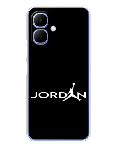 Чехол для TECNO Spark Go 2 с картинкой «Jordan White Logo» Чехол для TECNO Spark Go 2 с картинкой «Jordan White Logo»