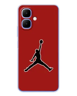 Чехол для TECNO Spark Go 2 с картинкой «Jordan Red Back» Чехол для TECNO Spark Go 2 с картинкой «Jordan Red Back»